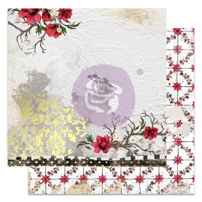 Prima Marketing Magnolia Rouge Designpapier - A Little Damask